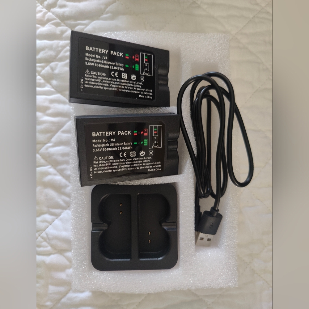 V4 lithium-ion rechargeable battery pack